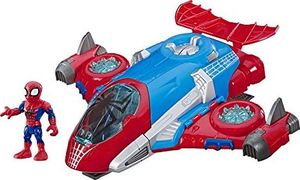 Figurka Hasbro Playskool Heroes Marvel Super Hero Adventures Spider-Man Jet-Quartier 1