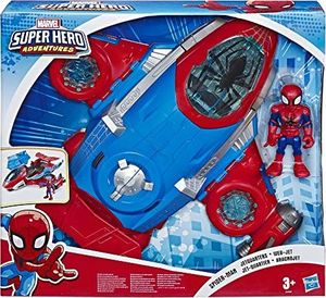 Figurka Hasbro Playskool Heroes Marvel Super Hero Adventures Spider-Man Jet-Quartier 2