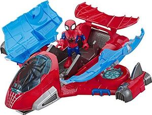 Figurka Hasbro Playskool Heroes Marvel Super Hero Adventures Spider-Man Jet-Quartier 5