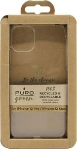 PURO Green Recycled Eco-friendly Cover - Ekologiczne etui iPhone 12 / 12 Pro (przezroczysty) 2