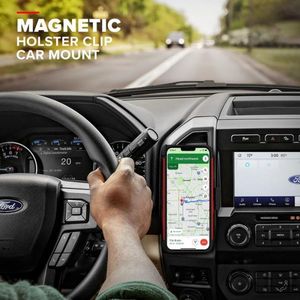 Zizo Bolt Cover - Pancerne etui iPhone 12 Mini ze szkłem 9H na ekran + podstawka uchwyt do paska (czerwony/czarny) 5