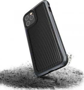 X-Doria Raptic Lux - Etui aluminiowe iPhone 12 Pro Max (Drop test 3m) (Black Carbon Fiber) 4