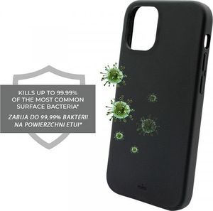PURO ICON Anti-Microbial Cover - Etui iPhone 12 Mini (czarny) 2