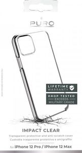 PURO Impact Clear - Etui iPhone 12 / 12 Pro (przezroczysty) 8