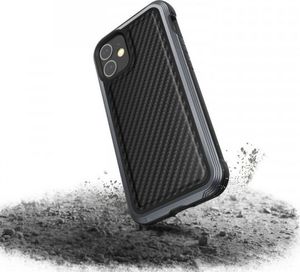 X-Doria Raptic Lux - Etui aluminiowe iPhone 12 Mini (Drop test 3m) (Black Carbon Fiber) 4