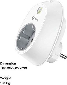 TP-Link TP-Link Kasa Amazon Alexa akcesorium Gniazdo Smart Home WLAN HS100 (UE) (praca z Echo i Echo Dot, Google Home i IFTTT, zdalny dostęp, harmonogramy, bez koncentratora, aplikacja Kasa) 2 szt. (HS100P2(EU)) - 56654 2