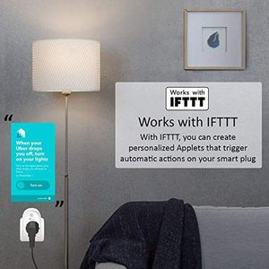 TP-Link TP-Link Kasa Amazon Alexa akcesorium Gniazdo Smart Home WLAN HS100 (UE) (praca z Echo i Echo Dot, Google Home i IFTTT, zdalny dostęp, harmonogramy, bez koncentratora, aplikacja Kasa) 2 szt. (HS100P2(EU)) - 56654 5