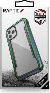 X-doria X-Doria Raptic Shield - Etui aluminiowe iPhone 12 Pro Max (Drop test 3m) (Iridescent) uniwersalny 7