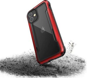 X-doria X-Doria Raptic Shield - Etui aluminiowe iPhone 12 Mini (Drop test 3m) (Red) uniwersalny 4