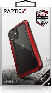 X-doria X-Doria Raptic Shield - Etui aluminiowe iPhone 12 Mini (Drop test 3m) (Red) uniwersalny 7