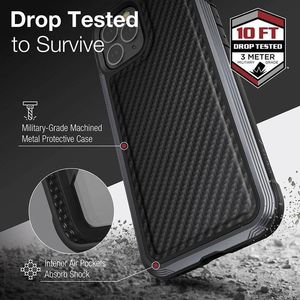 X-doria X-Doria Raptic Lux - Etui aluminiowe iPhone 12 / iPhone 12 Pro (Drop test 3m) (Black Carbon Fiber) uniwersalny (70700-uniw) - 70700-uniw 10