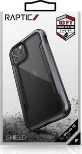 X-doria X-Doria Raptic Shield - Etui aluminiowe iPhone 12 Pro Max (Drop test 3m) (Black) uniwersalny 7