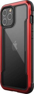 X-doria X-Doria Raptic Shield - Etui aluminiowe iPhone 12 Pro Max (Drop test 3m) (Red) uniwersalny 2