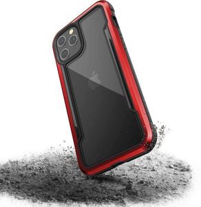 X-doria X-Doria Raptic Shield - Etui aluminiowe iPhone 12 Pro Max (Drop test 3m) (Red) uniwersalny 4