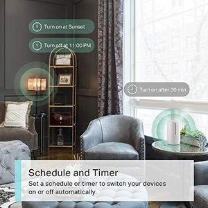 TP-Link TP-Link Kasa Amazon Alexa akcesorium Gniazdo Smart Home WiFi KP105 (UE) (Mini Design, praca z Google Home i SmartThings, zdalny dostęp, harmonogramy, bez koncentratora, aplikacja Kasa) 4