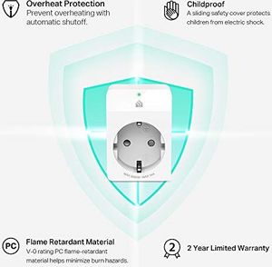 TP-Link TP-Link Kasa Amazon Alexa akcesorium Gniazdo Smart Home WiFi KP105 (UE) (Mini Design, praca z Google Home i SmartThings, zdalny dostęp, harmonogramy, bez koncentratora, aplikacja Kasa) 7
