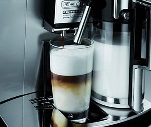 Ekspres ciśnieniowy DeLonghi De longhi ESAM5500M.EX2 Perfecta Cappuccino w pełni automatyczny ekspres srebrny / szary metalik 3