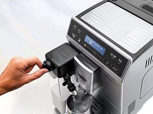 Ekspres ciśnieniowy DeLonghi De'Longhi Autentica Cappuccino ETAM 29.660.SB w pełni automatyczny ekspres z systemem mleka, cappuccino i espresso , cyfrowy wyświetlacz z tekstem, srebrny 7