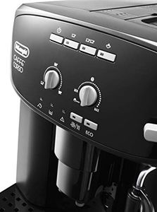 Ekspres ciśnieniowy DeLonghi De'Longhi Caff Corso ESAM 2600 w pełni automatyczny ekspres ze spieniaczem mleka do cappuccino, z przyciskiem bezpośredniego wyboru espresso i pokrętłem, duży zbiornik na wodę 1,8 litra, czarny 5