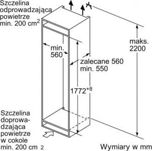 Lodówka Bosch KIN86AFF0 8