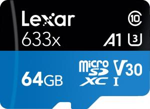 Karta Lexar 633x MicroSDXC 64 GB Class 10 UHS-I/U3 A1 V30 (LSDMI64GBB633A) 2