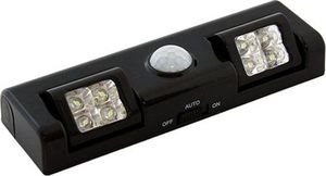 ECpower ZD26B LAMPKA 8 LED CZUJNIK RUCHU ZMIERZCHU CZARNA uniwersalny 4