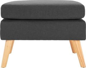 vidaXL Podnóżek, ciemnoszary, tapicerowany tkaniną 2