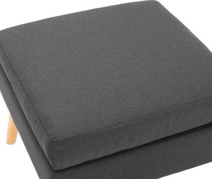 vidaXL Podnóżek, ciemnoszary, tapicerowany tkaniną 3