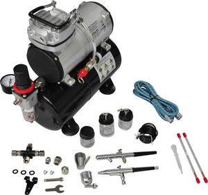 vidaXL Aerograf + Kompresor 140285 2