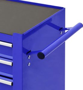 Wózek narzędziowy vidaXL 1 półka 4 szuflady  (147188) 6