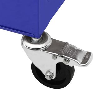 Wózek narzędziowy vidaXL 1 półka 4 szuflady  (147188) 7