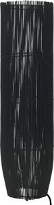 Lampa podłogowa vidaXL Lampa podłogowa, wiklina, czarna, 52 cm, E27 1