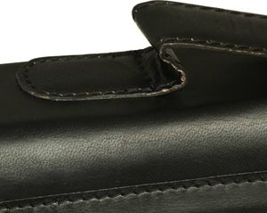 Torba vidaXL Torba na laptopa z prawdziwej skóry, czarna 6