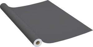 vidaXL Okleina meblowa samoprzylepna, szara, 500x90 cm, PVC 2