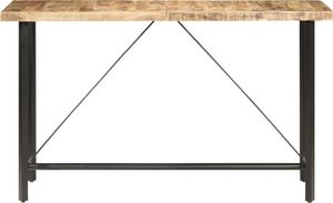 vidaXL Stolik barowy, 180x70x107 cm, surowe drewno mango 2