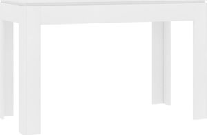 vidaXL Stół jadalniany, biały, 120 x 60 x 76 cm, płyta wiórowa 2