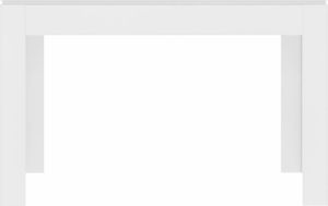 vidaXL Stół jadalniany, biały, 120 x 60 x 76 cm, płyta wiórowa 4