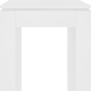 vidaXL Stół jadalniany, biały, 120 x 60 x 76 cm, płyta wiórowa 5