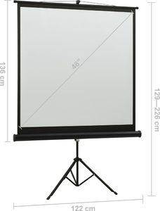 Ekran do projektora vidaXL 51344 8