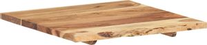 vidaXL Blat łazienkowy, lite drewno akacjowe, 60x55x2,5 cm 7