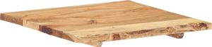 vidaXL Blat łazienkowy, lite drewno akacjowe, 60x55x2,5 cm 8