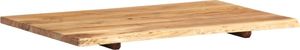 vidaXL Blat łazienkowy, lite drewno akacjowe, 80 x 55 x 2,5 cm 6