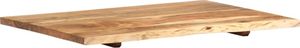 vidaXL Blat łazienkowy, lite drewno akacjowe, 80 x 55 x 2,5 cm 7