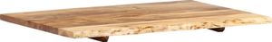 vidaXL Blat łazienkowy, lite drewno akacjowe, 80 x 55 x 2,5 cm 8