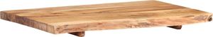 vidaXL Blat łazienkowy, lite drewno akacjowe, 80 x 55 x 3,8 cm 5