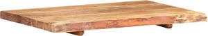 vidaXL Blat łazienkowy, lite drewno akacjowe, 80 x 55 x 3,8 cm 6