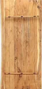 vidaXL Blat łazienkowy, lite drewno akacjowe, 120 x 55 x 2,5 cm 2