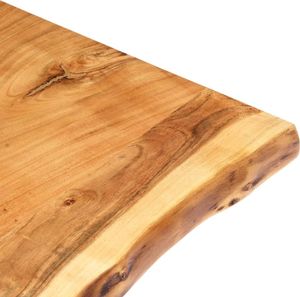 vidaXL Blat łazienkowy, lite drewno akacjowe, 120 x 55 x 2,5 cm 3