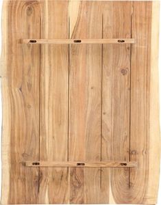 vidaXL Blat, lite drewno akacjowe, 80 x 60 x 3,8 cm 2