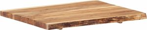 vidaXL Blat, lite drewno akacjowe, 80 x 60 x 3,8 cm 6